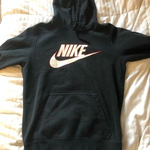 distressed nike sweatshirt